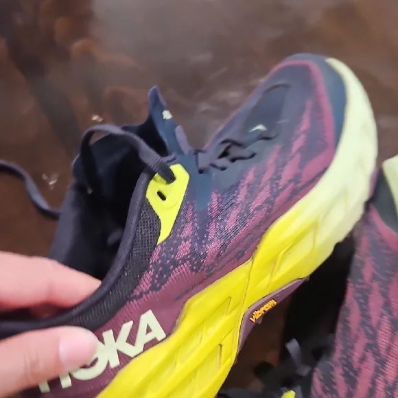 Hoka Kids Sneakers - Purple and Yellow - Picture 5 of 5